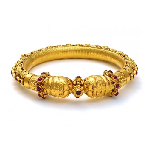 TT GOLD ANTIQUE BANGLE 0000184427