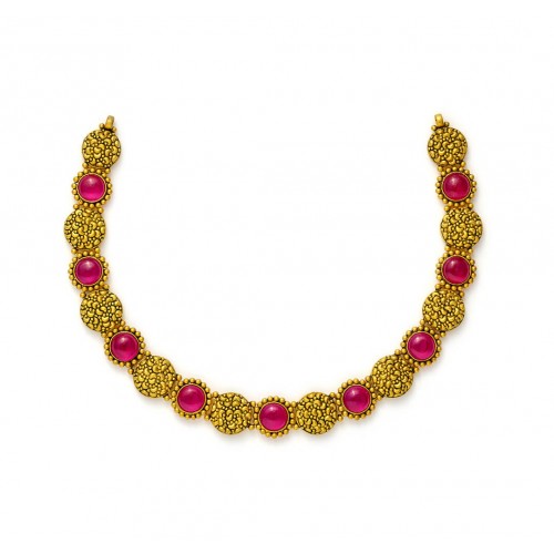 TT GOLD ANTIQUE NECKLACE 0000551022