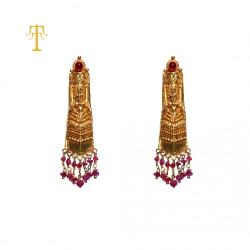 TT GOLD ANTIQUE EARRINGS 0000184449