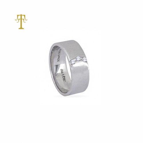 TT PLATINUM RING 0000250398