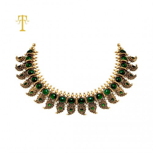 TT GOLD ANTIQUE NECKLACE 0000528152