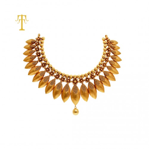 TT GOLD ANTIQUE NECKLACE 0000538944