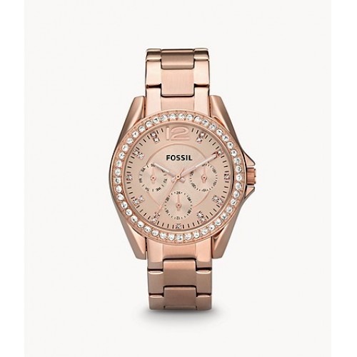 Fossil Cecile Analog Silver Dial Women's Watch