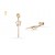 TT GOLD LIGHTWEIGHT EARRING 0000544170